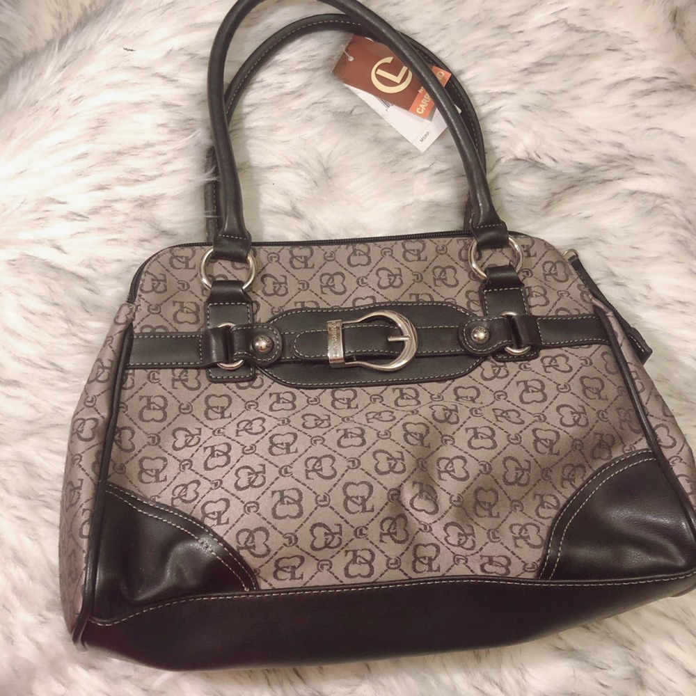 Carryland y2k Brown Patterned Shoulder Bag Purse